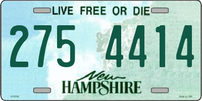 NH license plate 2754414
