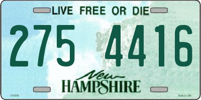NH license plate 2754416