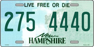 NH license plate 2754440