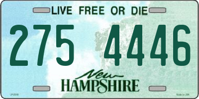 NH license plate 2754446