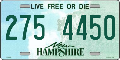 NH license plate 2754450