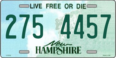 NH license plate 2754457