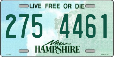 NH license plate 2754461