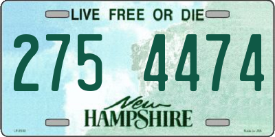 NH license plate 2754474