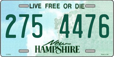 NH license plate 2754476