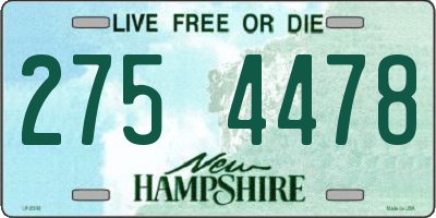 NH license plate 2754478