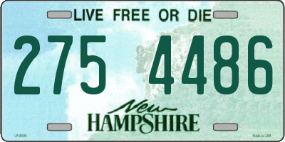 NH license plate 2754486