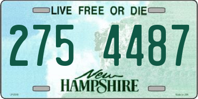 NH license plate 2754487