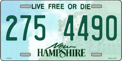 NH license plate 2754490