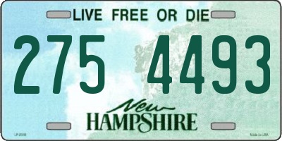NH license plate 2754493