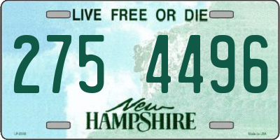 NH license plate 2754496