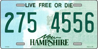 NH license plate 2754556