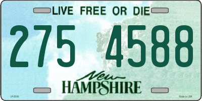 NH license plate 2754588