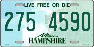 NH license plate 2754590