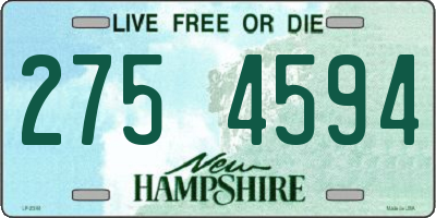 NH license plate 2754594