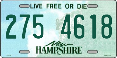 NH license plate 2754618