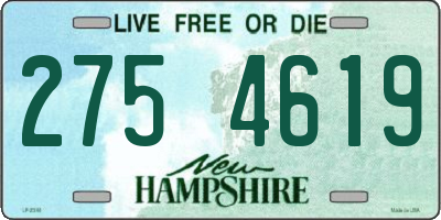 NH license plate 2754619