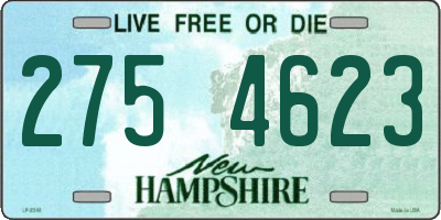 NH license plate 2754623