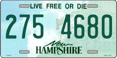 NH license plate 2754680