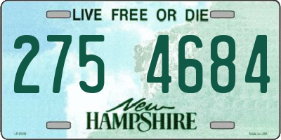 NH license plate 2754684