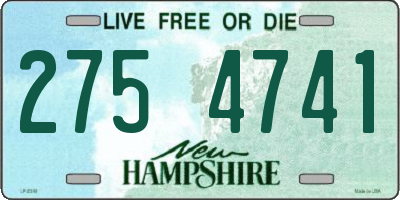 NH license plate 2754741