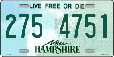 NH license plate 2754751