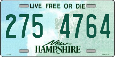 NH license plate 2754764