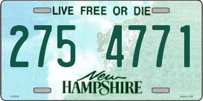 NH license plate 2754771