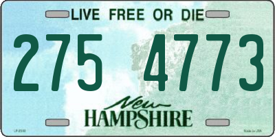 NH license plate 2754773