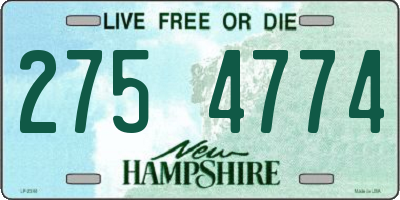 NH license plate 2754774