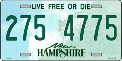 NH license plate 2754775