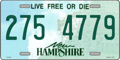 NH license plate 2754779