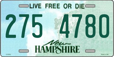 NH license plate 2754780