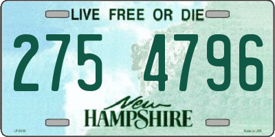 NH license plate 2754796