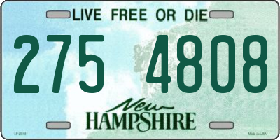 NH license plate 2754808
