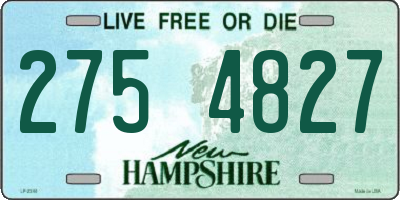 NH license plate 2754827