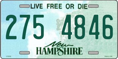 NH license plate 2754846