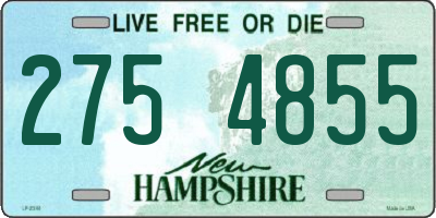 NH license plate 2754855