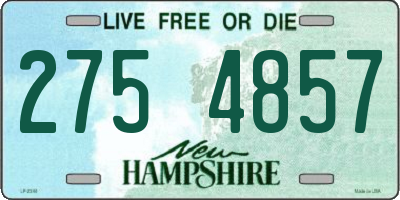 NH license plate 2754857