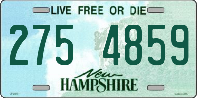 NH license plate 2754859