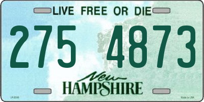 NH license plate 2754873