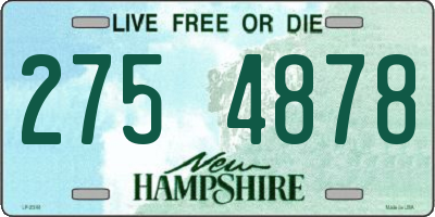 NH license plate 2754878