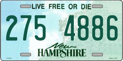NH license plate 2754886