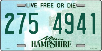NH license plate 2754941
