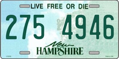 NH license plate 2754946