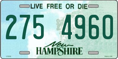 NH license plate 2754960