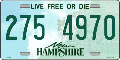 NH license plate 2754970