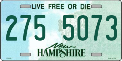 NH license plate 2755073