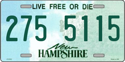 NH license plate 2755115