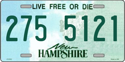 NH license plate 2755121
